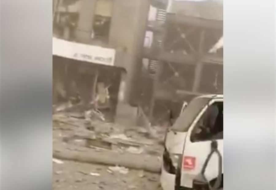 بالفيديو: أضرار في محيط منطقة مرفأ بيروت 