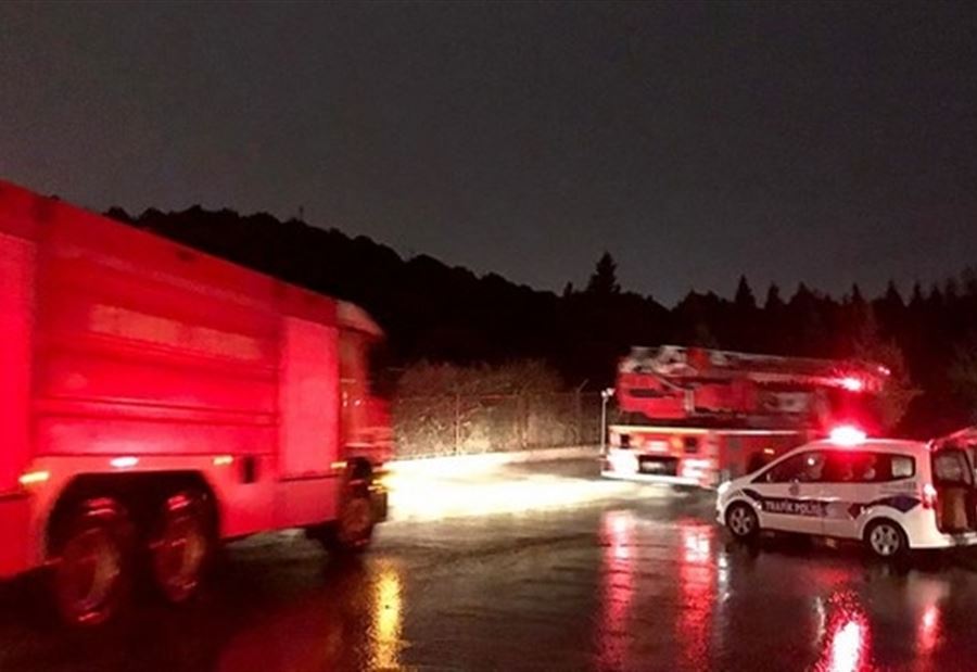 حريق  داخل موقع عسكري تركي في إسطنبول