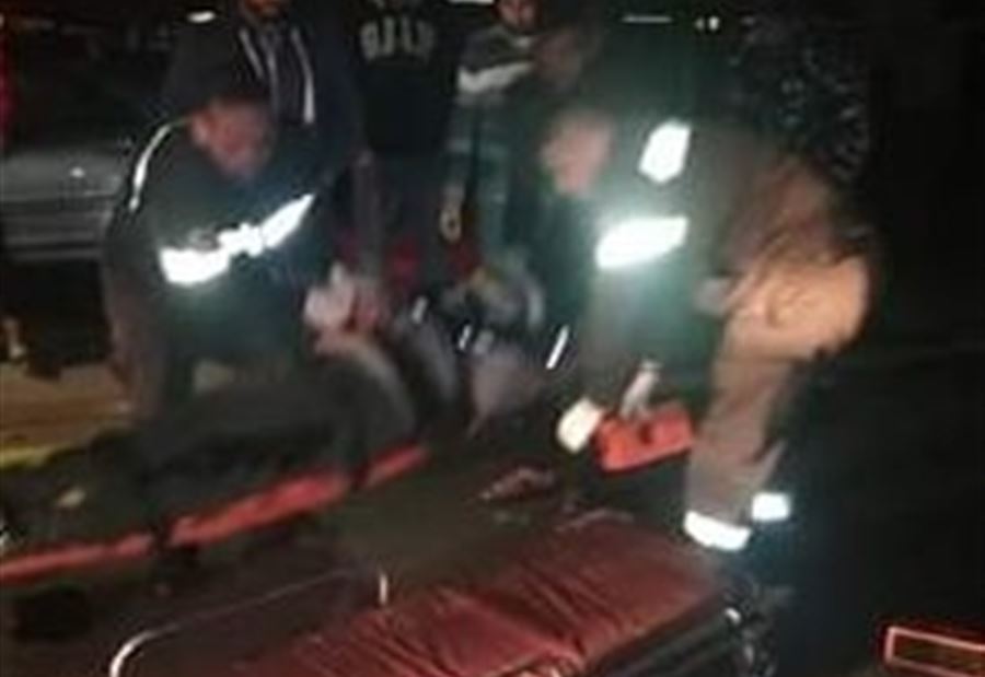 بالصورة: جريح جرّاء انزلاق دراجة نارية في صور
