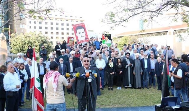 وقفة تضامنية مع الاسرى الفلسطينيين امام الاسكوا