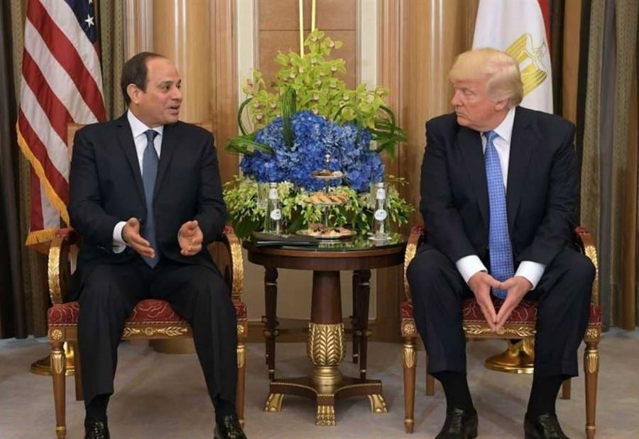 السيسي وترمب يبحثان تعزيز التعاون ومكافحة الإرهاب