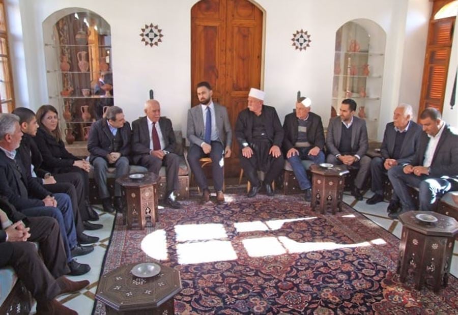  تيمور جنبلاط التقى وفودا  في المختارة