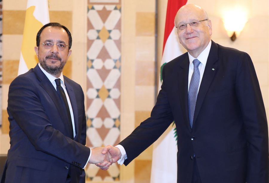 ميقاتي بعد لقائه الرئيس القبرصي: لمعالجة الأسباب الجذرية لأزمات اللاجئين! ميقاتي بعد لقائه الرئيس القبرصي: لمعالجة الأسباب الجذرية لأزمات اللاجئين!