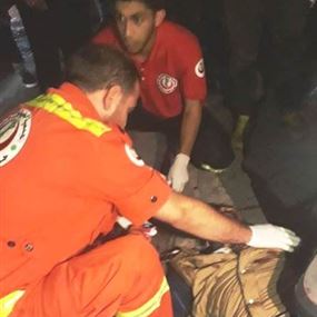 بالصورة: جريح بحادث سير في الضنية 