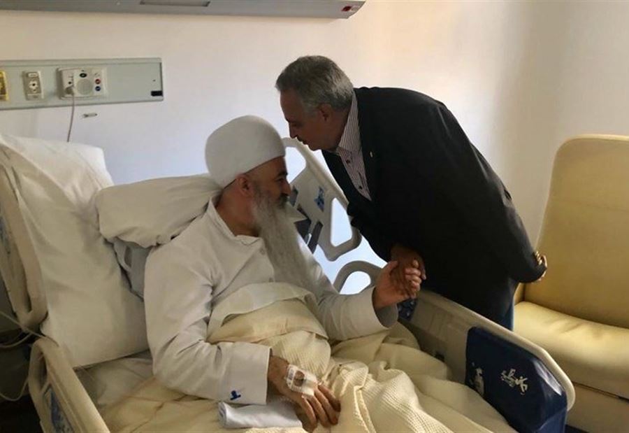 ارسلان يشكر المرجع الروحي لطائفة الموحدين الدروز 