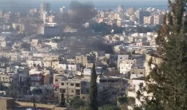 انفجار قنبلة في عين الحلوة