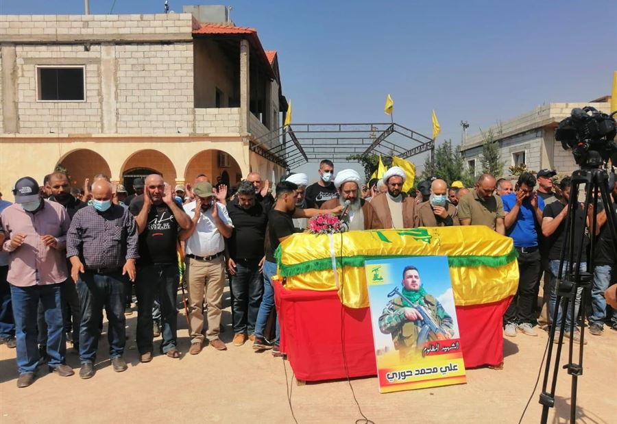 حزب الله يشيّع علي حوري في اللبوة