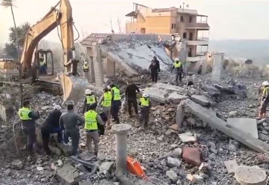 بالفيديو... آثار الضربات الإسرائيلية على الجنوب اليوم