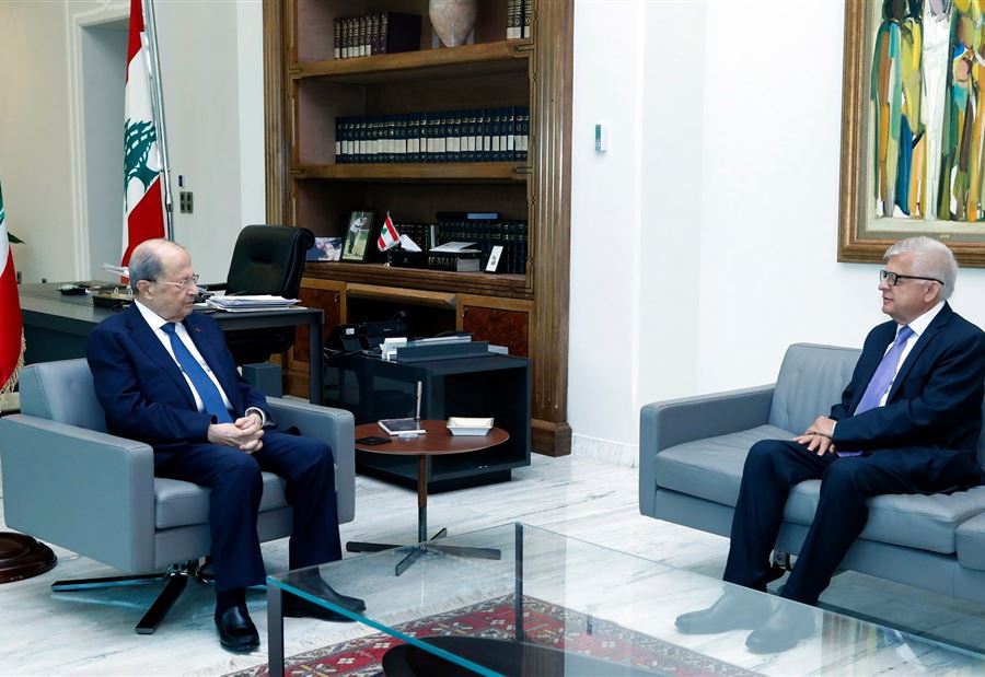 زاسبكين ينقلُ موقفَ روسيا الى عون 