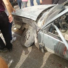 بالصورة: جريحان بحادث سير في الضنية 