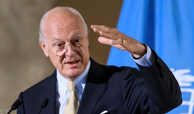 دي ميستورا: "هدنة حلب" تكفي لإجلاء 200 جريح دي ميستورا: "هدنة حلب" تكفي لإجلاء 200 جريح