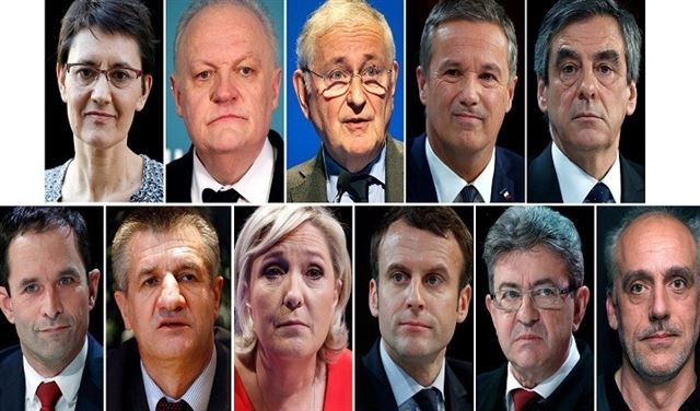 11 مرشحًا رسميًا من الانتخابات الرئاسية الفرنسية