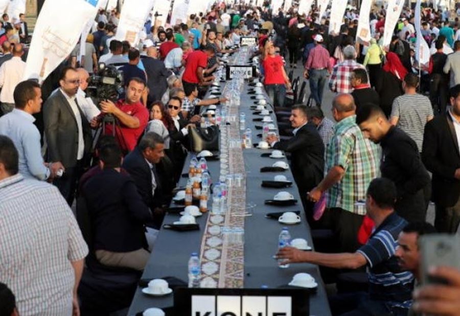 مائدة إفطار مصرية تدخل موسوعة "غينيس"
