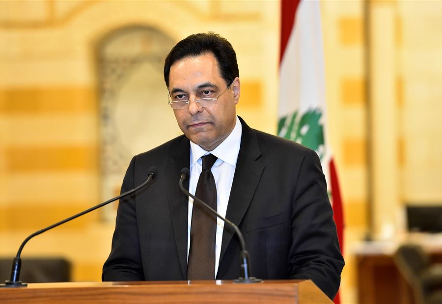 جولة لدياب على غرفة الطوارئ المتقدمة في بيروت