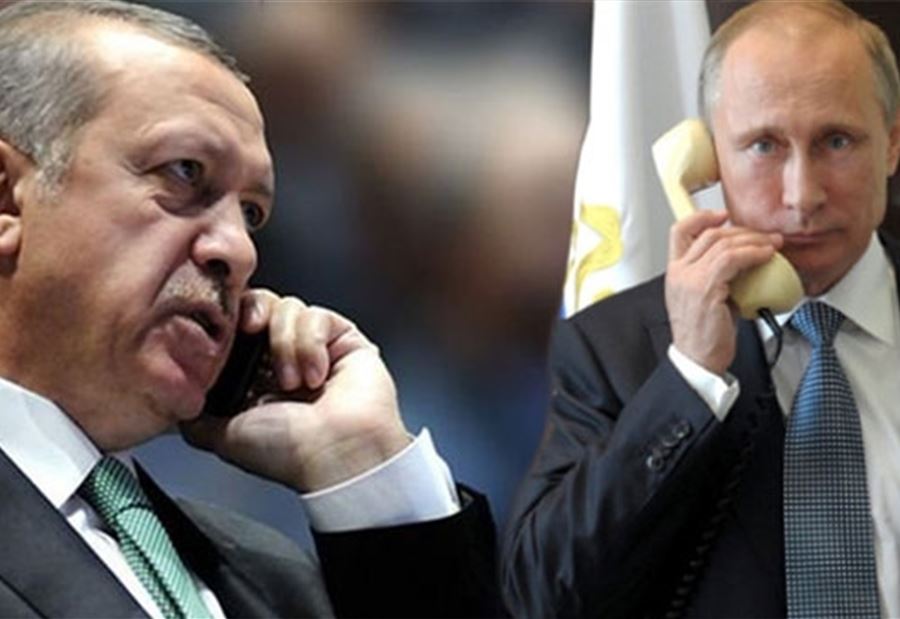 أردوغان يشكو لبوتين من الجيش السوري