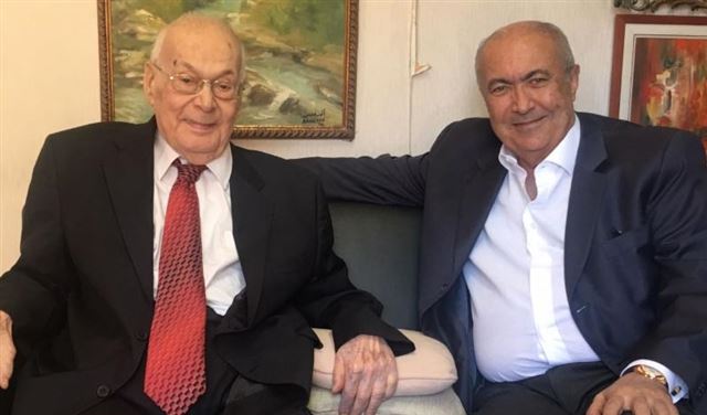 النائب فؤاد المخزومي في زيارة خاصة للدكتور الحص! 