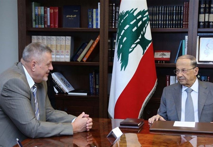 مسؤول أممي يطلع عون على نتائج اجتماع نيويورك