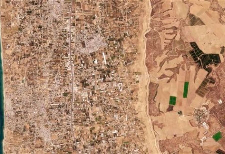 بالصور: المنطقة العازلة في غزة  قيد الإنشاء!