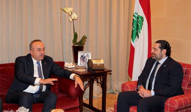 الحريري عرض واوغلو الاوضاع واولم تكريماً له