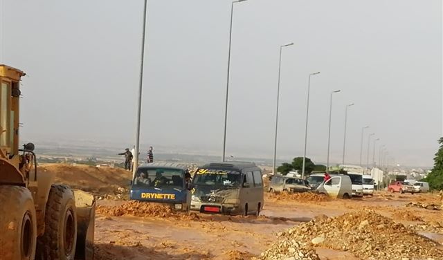 السيول في القاع خلفت اضرارا فادحة في المزروعات 