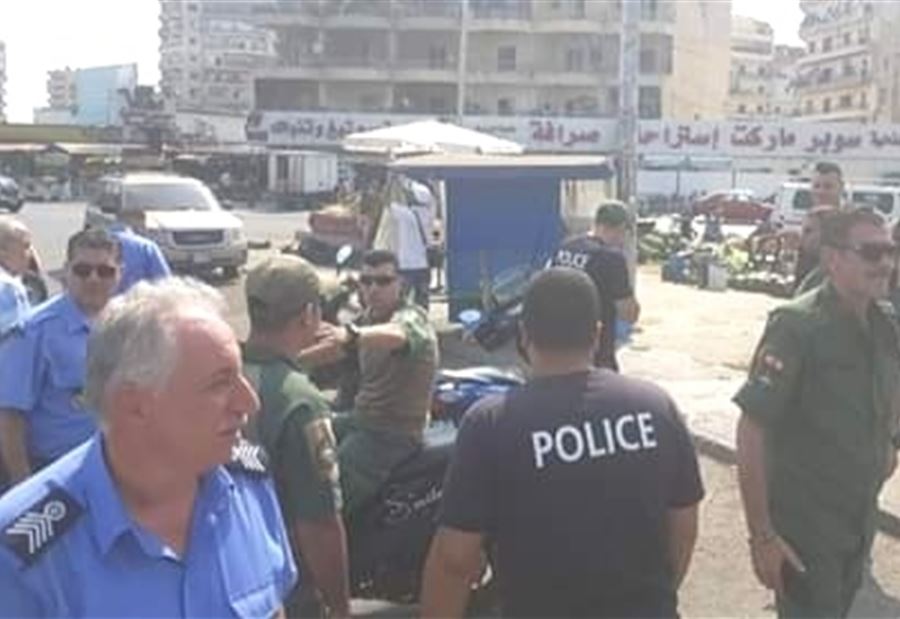 إزالةُ البسطات المخالفة في التبانة!  