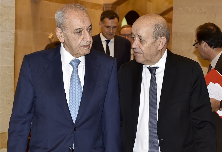 "ساعةٌ" بين لودريان وبري...