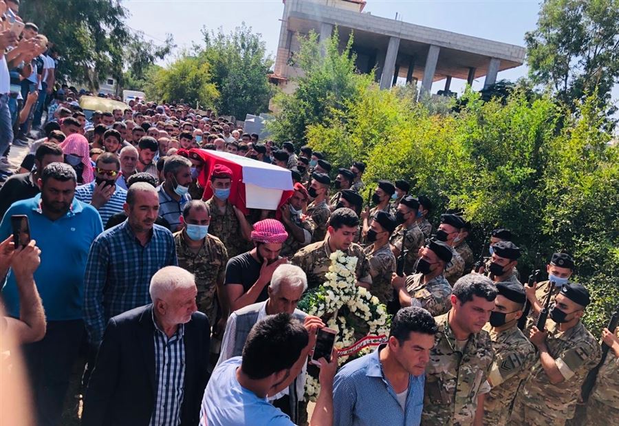 بلدة قشلق شيّعت الشهيد أحمد صقر