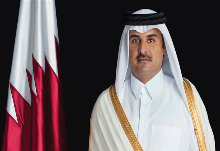امير قطر يهنّئ عون والحريري