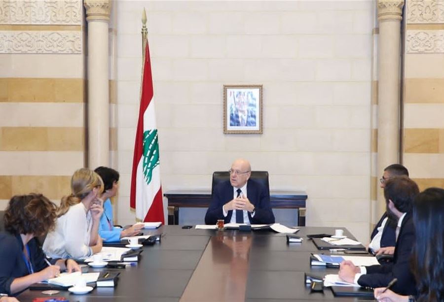 سلسلة لقاءات لـ ميقاتي في السراي 