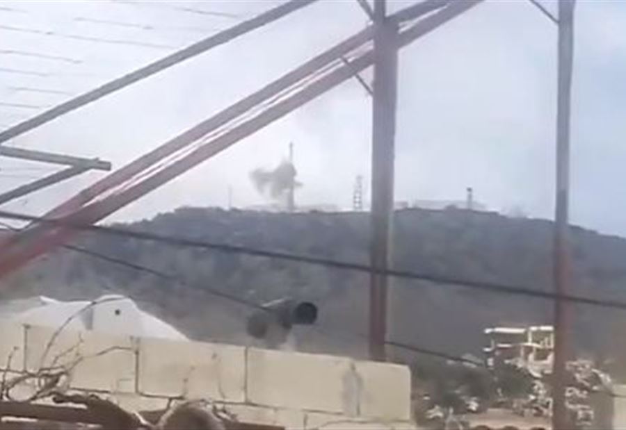 بالفيديو: لحظة استهداف موقع اسرائيلي في مزارع شبعا المحتلة