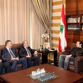 الحريري التقى الأيوبي ووفدي ناديي النجمة والأنصار