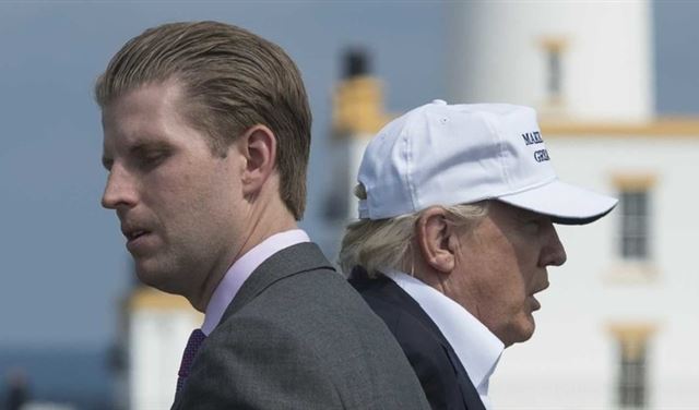 نجل ترامب: لا اعتبر خصوم أبي بشرا نجل ترامب: لا اعتبر خصوم أبي بشرا