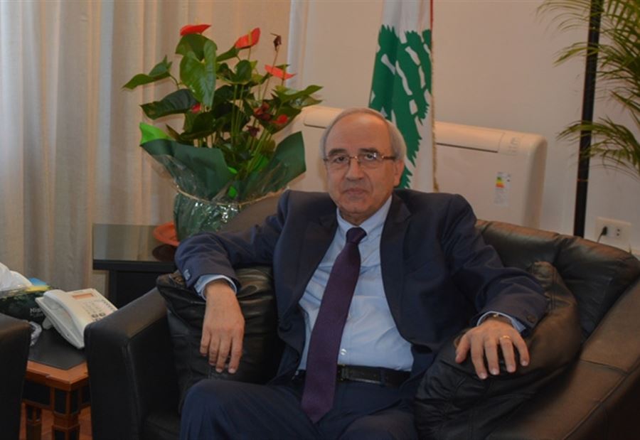 سرحان تباحث مع القاضي عويدات بشأن التحويلات المالية 