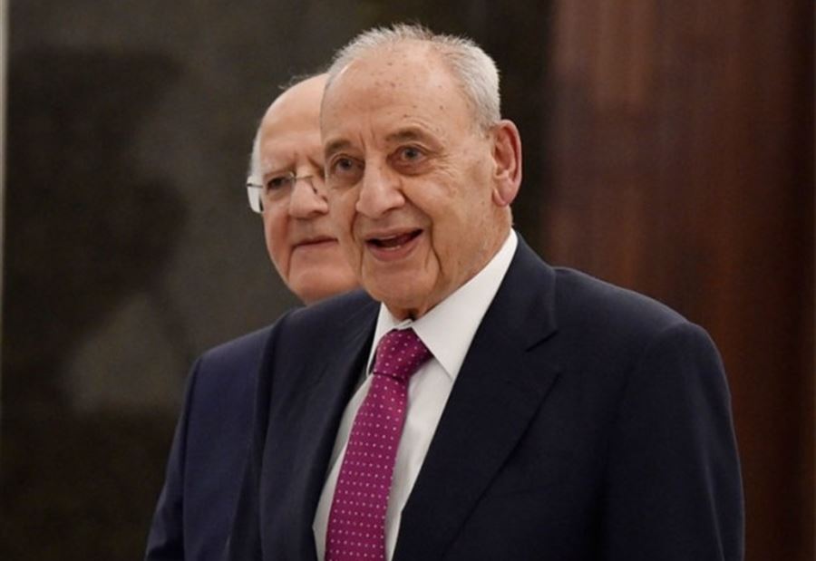كاتربلر ضَخم أمام منزل نبيه برّي