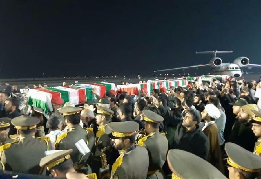 بالفيديو: وصول جثمان قاسم سليماني إلى إيران