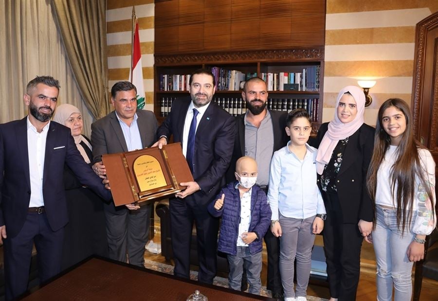 الحريري التقى عائلة الطفل بلال حمد