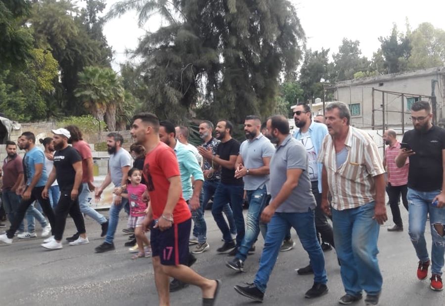 قضيةُ حرق مكتب "الوطني الحر"... تحرّك إحتجاجي في حلبا 
