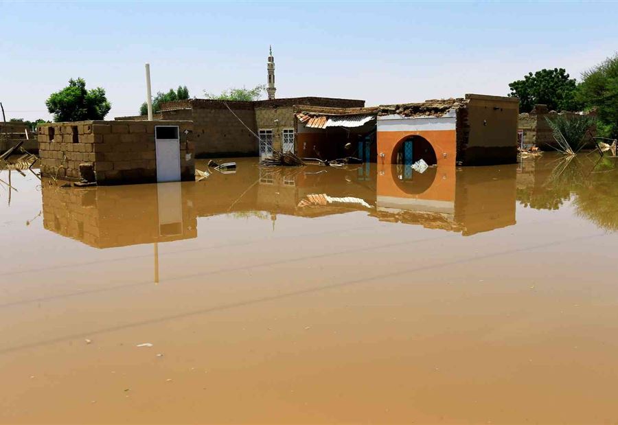 حصيلةٌ جديدةٌ لفيضانات السودان  حصيلةٌ جديدةٌ لفيضانات السودان