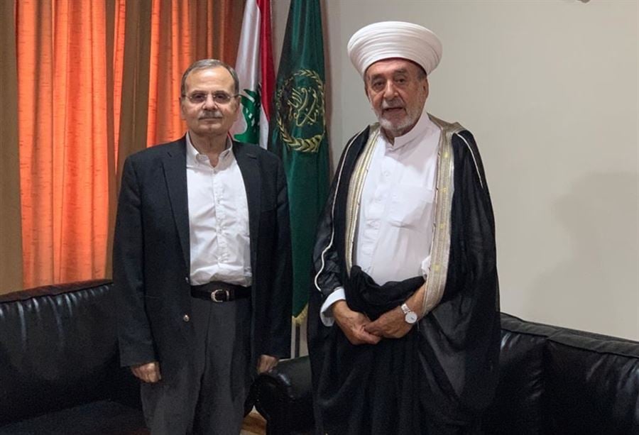 البزري يبحث والمفتي سوسان الوضع الأمني في صيدا ومخيم عين الحلوة