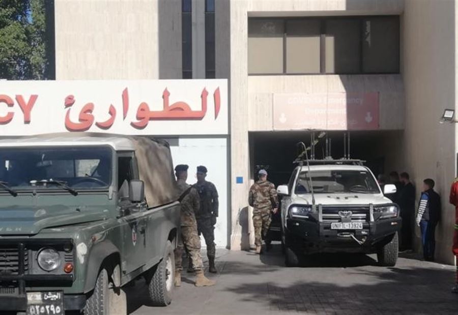 في صيدا... بدء عملية تسليم جثمان الجندي الإيرلندي (صورة) 
