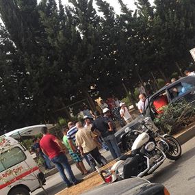 بالصورة: جريحة بحادث سير في طرابلس