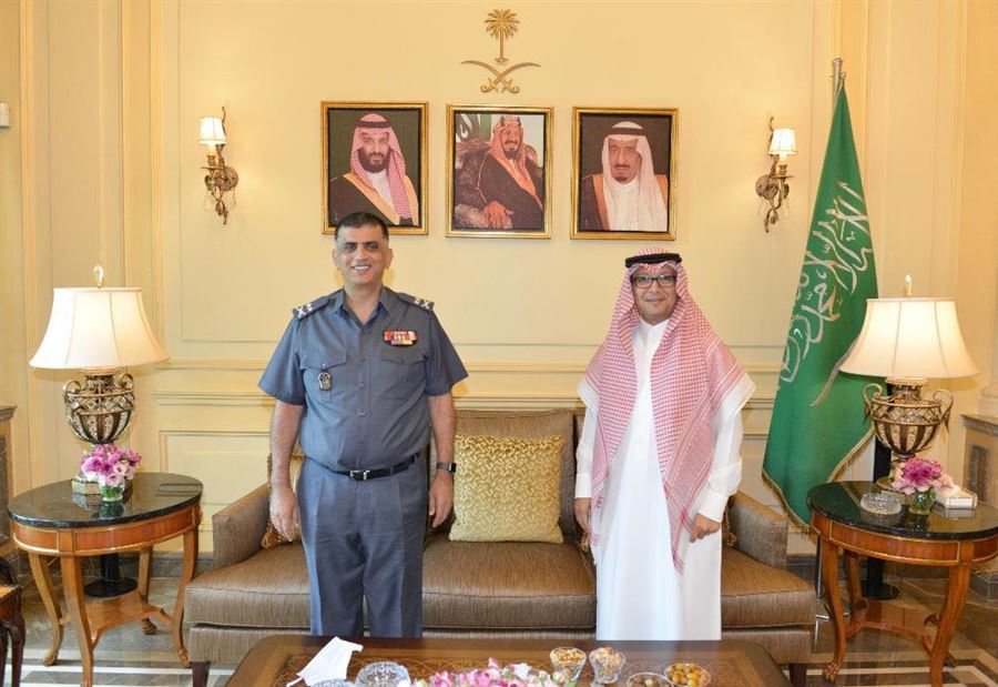 السفير السعودي استقبل اللواء عثمان السفير السعودي استقبل اللواء عثمان