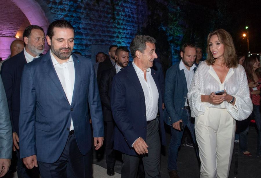 بالصور: الحريري في بيت الدين 