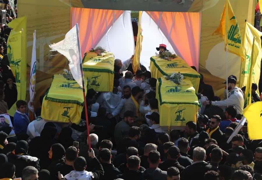 حزب الله يشيّع ثلّة من الشهداء... جشّي: المطلوب من الحكومة "الجدية"