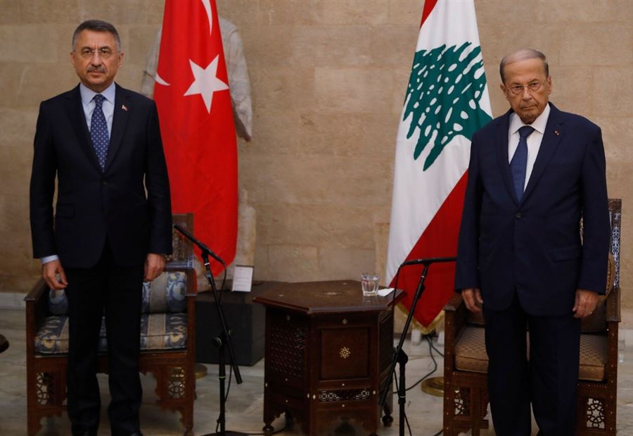 نائب الرئيس التركي من بعبدا: تركيا الى جانب لبنان دوماً نائب الرئيس التركي من بعبدا: تركيا الى جانب لبنان دوماً