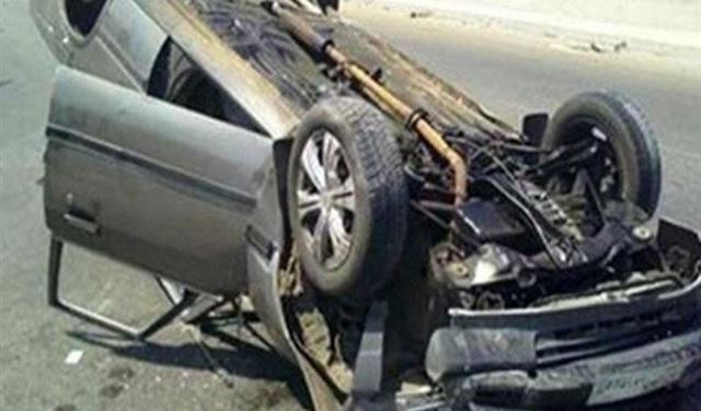جريحان بانقلاب سيارة رباعية الدفع في تعمير حارة صيدا  جريحان بانقلاب سيارة رباعية الدفع في تعمير حارة صيدا