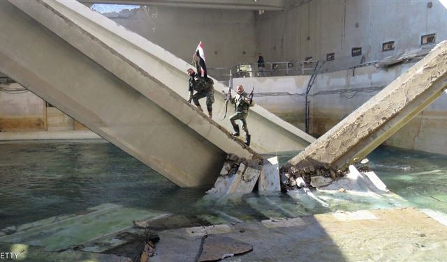 "عين الفيجة" تسقي دمشق بعد انقطاع 40 يوما "عين الفيجة" تسقي دمشق بعد انقطاع 40 يوما