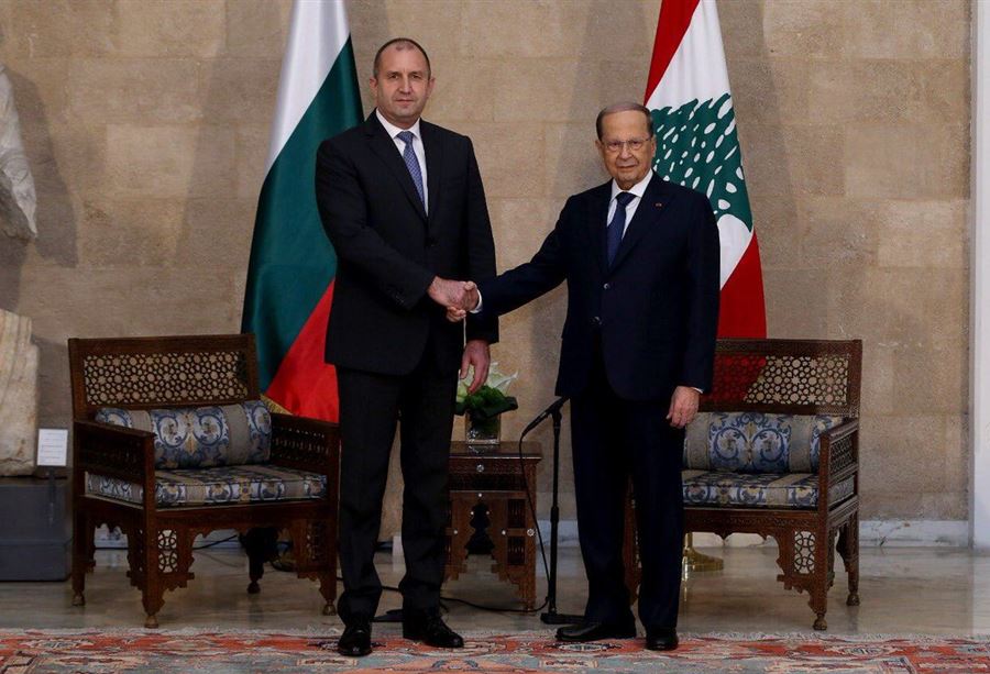 الرئيس البلغاري... في لبنان الرئيس البلغاري... في لبنان