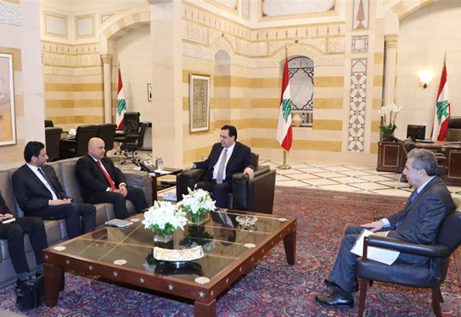  دياب يلتقي وفدًا من البنك الدولي