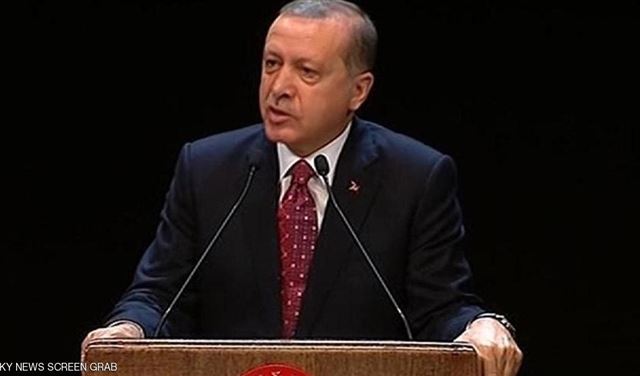 أردوغان: العملية العسكرية بسوريا تستهدف داعش والأكراد